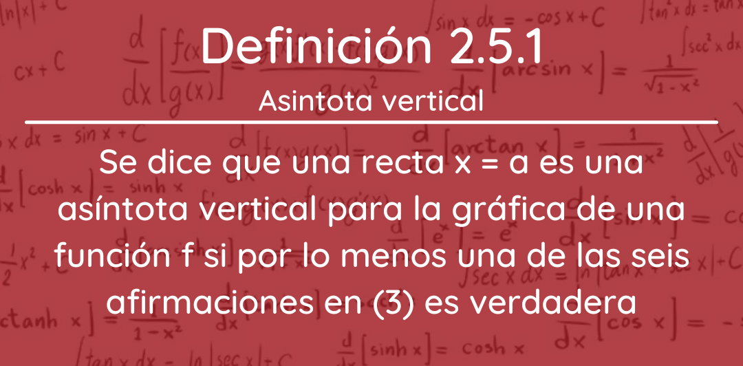 Definicion 2.5.1 