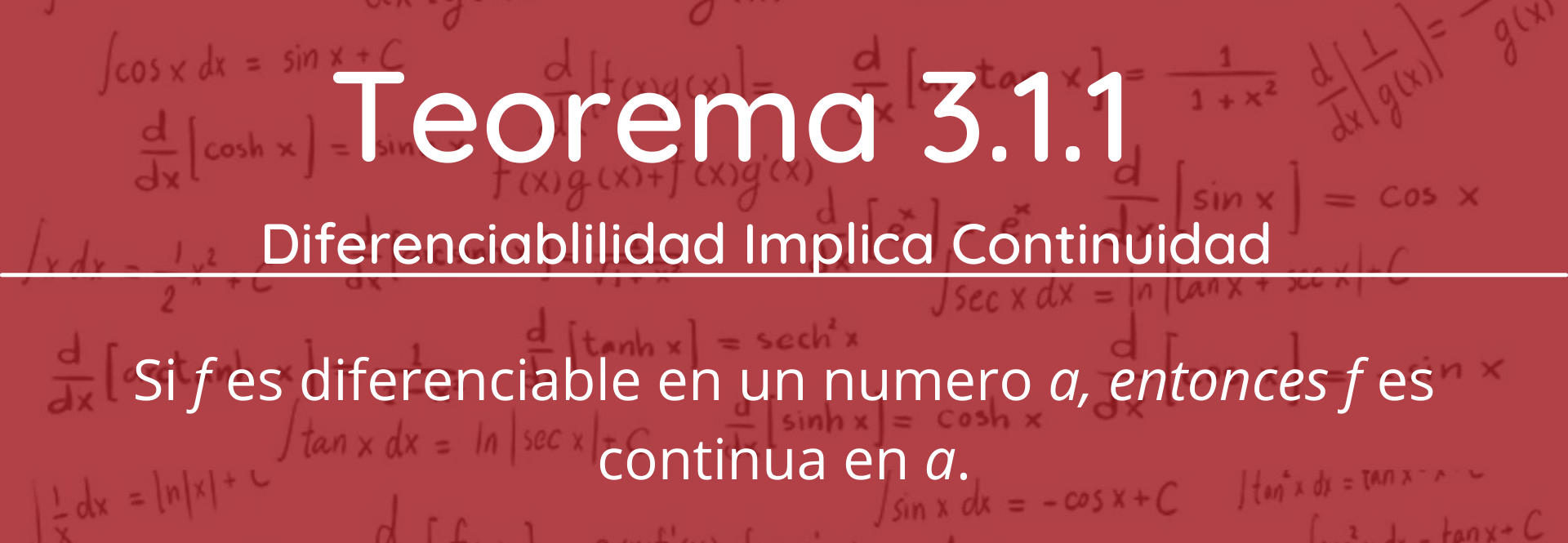 Teorema 3.1.1