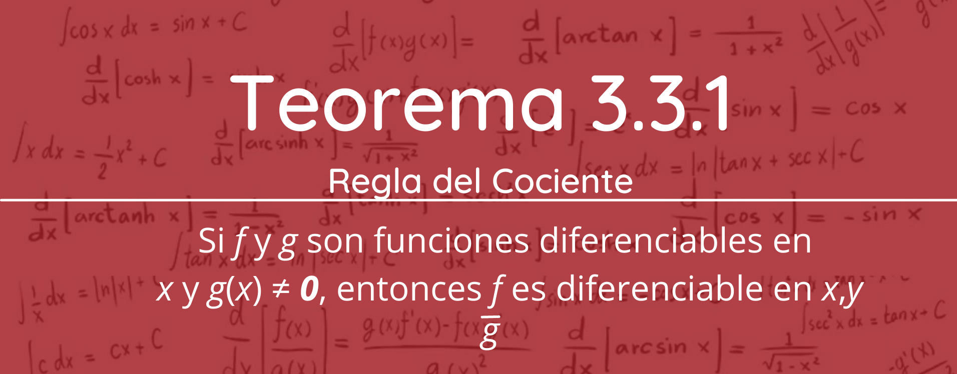 Teorema 3.3.1